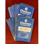 Chelsea homes 1953/54 - A complete set of 21 Chelsea 1st team homes from the 1953/54 season to