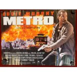 Metro'-Life is a Negotiation-Starring Eddie Murphy-measurements 100cm x 76cm double sided poster-