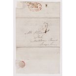Great Britain 1827-Postal History-EL dated 5th July 1827 posted to London-manuscript 2 postage due
