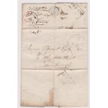 Great Britain 1825-Postal History EL dated 31st Oct 1825 Coldstream posted to Edinburgh-manuscript