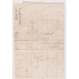 Great Britain 1818 - Postal History EL dated Dec 4th 1818 Lynn posted to Wymondham-manuscript 9