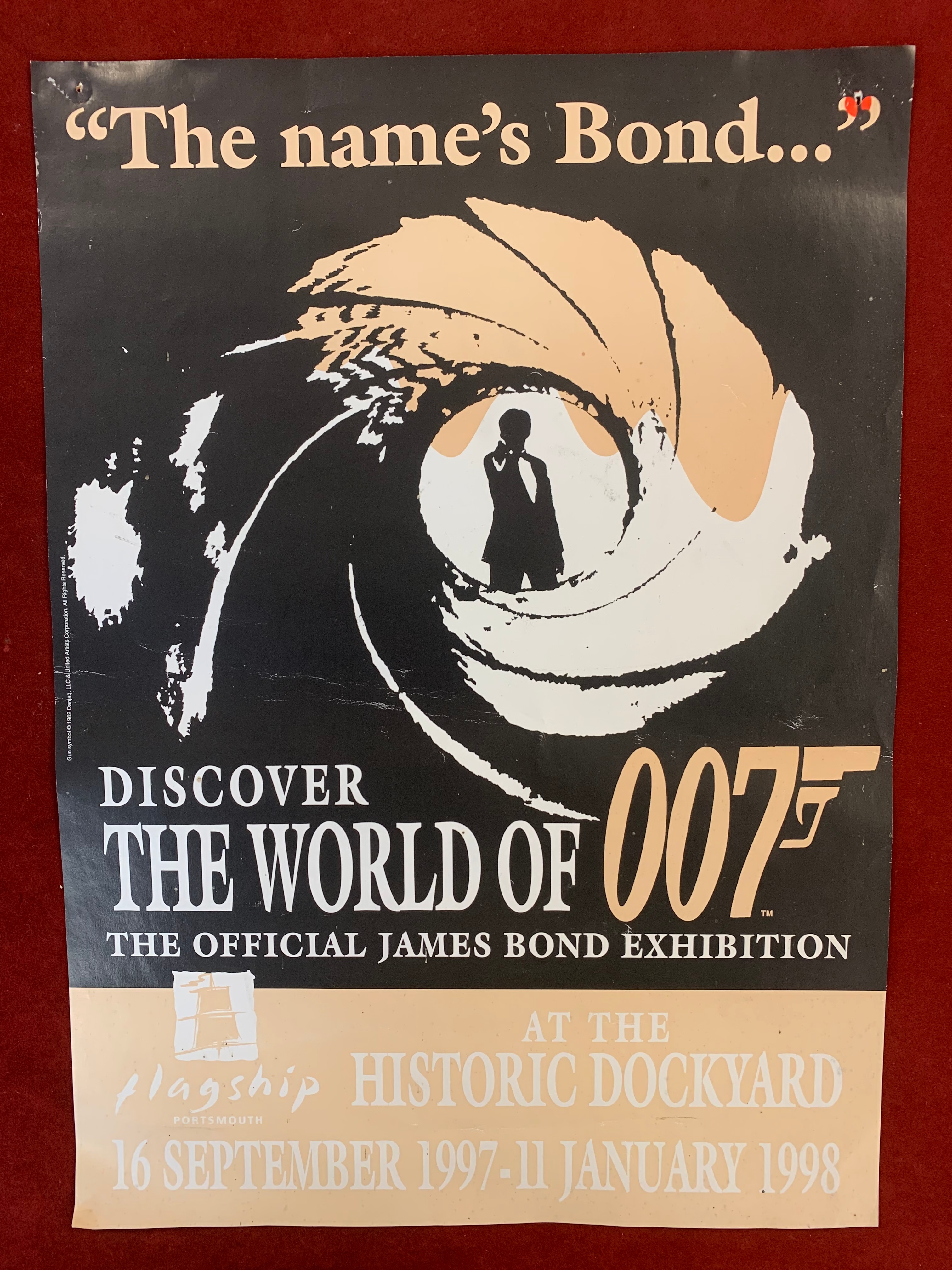 Poster-'The Name's Bond'-Discover The World of 007-The official James Bond Exhibition-coloured