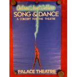 Theatre Poster-'Song and Dance'-Andrew Lloyd Webber-A concert for the theatre measurements 76cm x