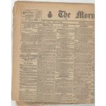 Newspaper-The Morning Post-London Tuesday April 22nd 1924-advertiser Birth-Deaths-Marriages-