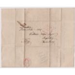 Great Britain 1801 - Postal History EL dated June 9th 1801 London posted to Canterbury-single ring