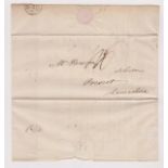 Great Britain 1804 - Postal History EL dated 14.12.1804-posted to Prescot Lancs-black 2 ring D.A.E