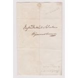 Great Britain 1834-Postal History-EL dated 13th Feb 1834-Shipdham posted to Wymondham-manuscript 7-