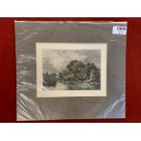 Print-'Potswick Grove'-coloured print by S.H Hawkins painted by J.Stark/engraved by W.Forrest-