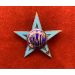 Royal Masonic Institution for Girls Prefect’s badge, engraved on the back Jose Nina Holt, hallmarked