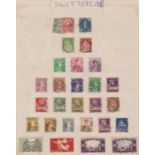 Switzerland 1882-1919 collection of (28) used and m/m stamps. Cat £66