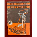 Booklet-(Hobbies Ltd)-'The Art of Fretwork'-booklet including 'Inlaid Work'-'Model Making' use of