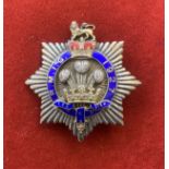 Royal Masonic Institution for Girls 1927 Silver Surrey Stewarts pin badge, silver, gilt and