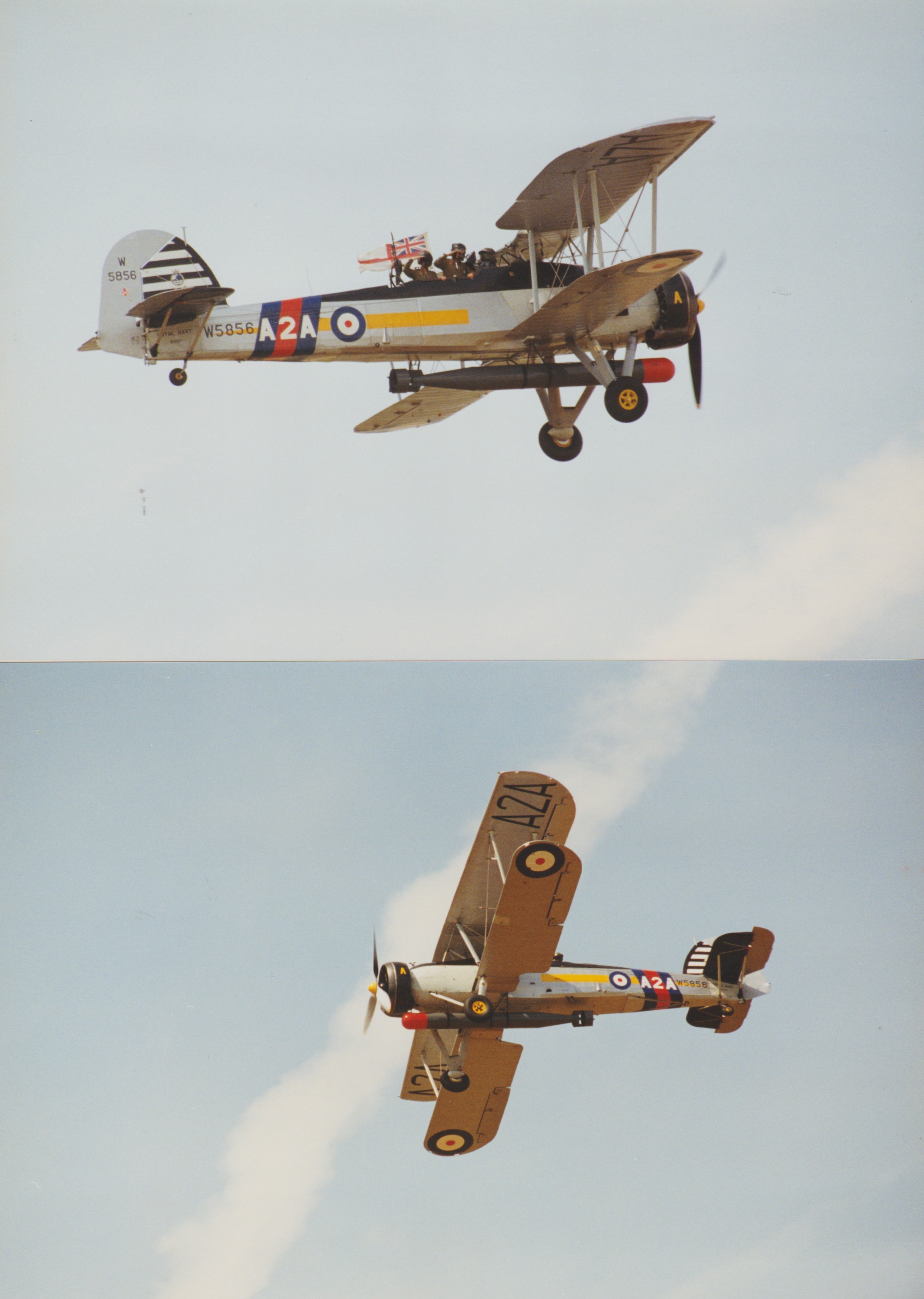 Aviation photography (6x9) Bruntingthorpe Air Show, three images of Royal Navy Historic Flight of