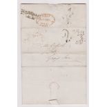 Great Britain 1820 - Postal History EL dated 12th March 1820 posted to Gray's Inn London-