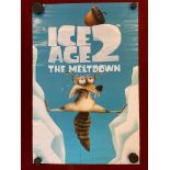 Film Poster-'Ice Age 2'-The Meltdown'- measurements 91cm x 61cm very good condition