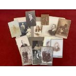 Job Lot-Early 1900 photos (Black and white) of people- a small amount of (15)