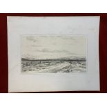 Painting-'The Battlefield of Culloden'- black and white picture of Culloden by Charly Lewis