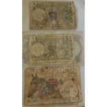 French West Africa 1934-(P21)-1956 (P45) A range of nice notes-very mixed condition some scarce (9)