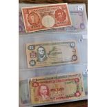 Jamacia 1937-2012 - A good range of (17 notes) with 1937 5/- KGVI, P37b, NVF; to 2012-1000 and