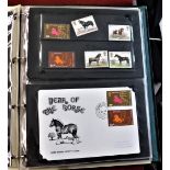 GB FDCs 1978 Shire Horse Centenary Album with FDC etc (19)