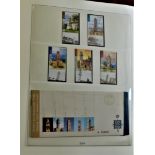 Israel 2003-2010 - Lindner Hingeless album with nearly complete set of u/m stamps with tabs for