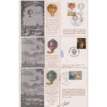 Aviation History 1983-Group of (3) RAF Museum illustrated 200th Anniversary of 1st manned balloon