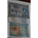 Austria 1904-1984-A range of (24 notes) VG or better