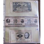 Denmark 1942-1999-Range of (8) notes VG (P30) VF to AUNC