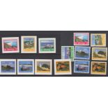 Guernsey 1997-98-Self Adhesive Scenes-1st and 2nd Series-SG737-739 u/m & m/m sets-SG770-773 u/m