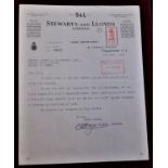 Letter 4th June 1938 - Stewart and Lloyds Ltd - Letter to Abbott & Co. (Newark) Ltd., stating they