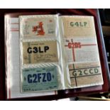 Labels - World Wide Amateur Radio station labels (messages) 1947 - 1948 era (over 100 labels) in