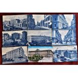 Foreign - Postcards of Buildings in Bari-Palazzo Acquedotto Pugliese etc. RP good condition