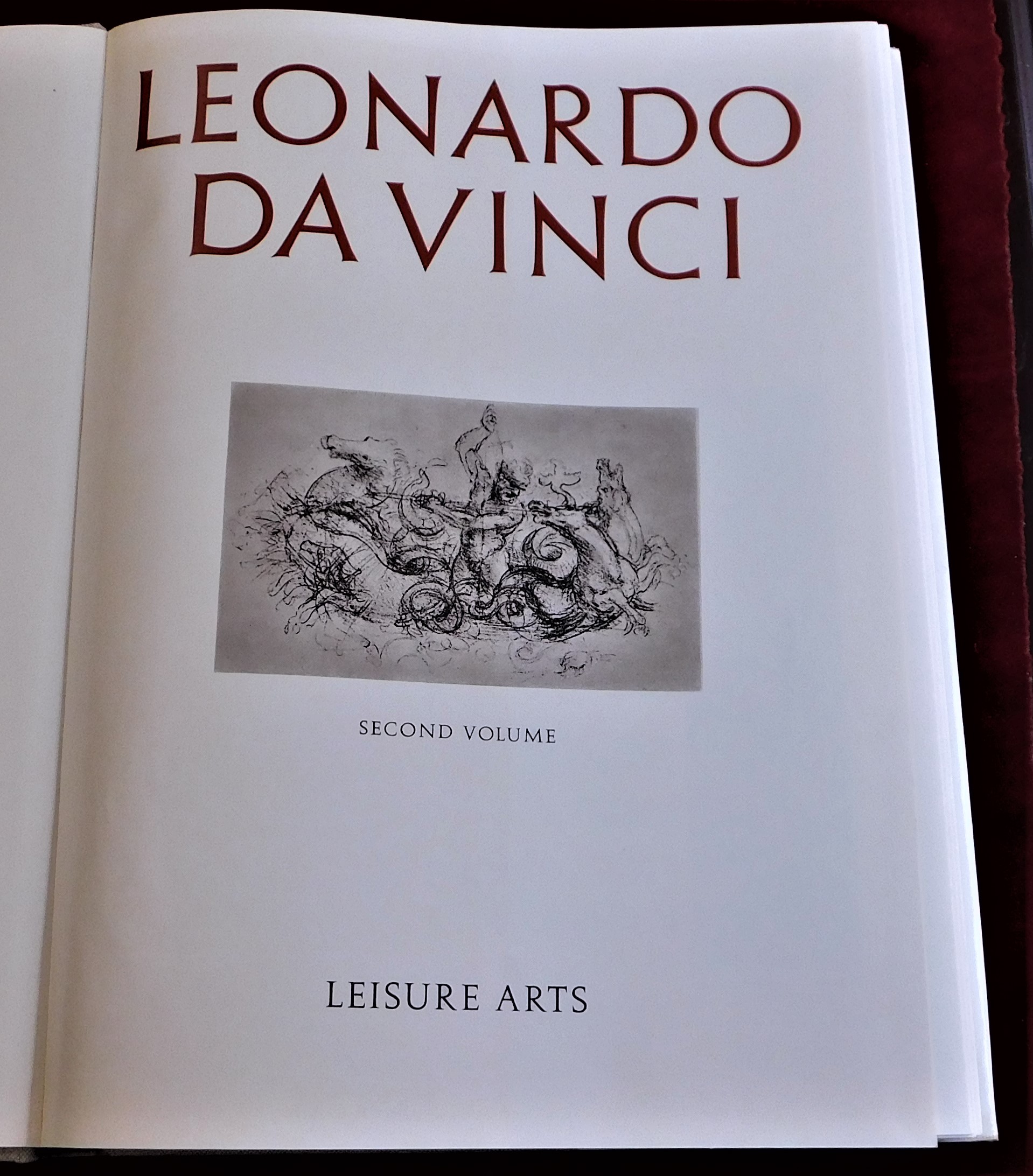 Davinci - Hard back - leisure arts 1964 - 2 volume set in slip case - very good condition - Image 3 of 7