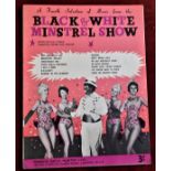 Programme - Black and white Minstrel Show with a selection of music good condition