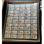 Framed Picture of Stephen Mitchell - Son - Famous Scots - full set (50) excellent condition BUYER