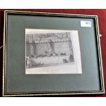 Lord Mayors Table Guildham - measurements 32cm x 28cm slightly marked round edge of picture