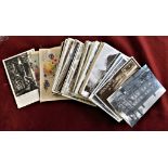 Postcards - family collection, wide range of GB Topographical, many RPs. Subject cards, some