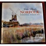 Book-Hurst - John - Norfolk Coastal Colours beautifully illustrated signed by John Hurst (in