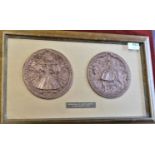 Framed Second Seal of Queen Elizabeth I, in use from 1586-1603, certificate of authenticity