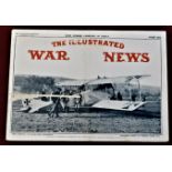 News - The Illustrated War News Feb 1916 black and white - A German Aeroplane taken by the