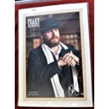 Photo-Mounted colour photo of (Tom Hardy) as Real-Life London Gangster-from the hit TV series