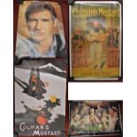 Posters - Harrison Ford Poster - good condition. Measurements 90cm x 62cm, Colman's Mustard - 'Heads