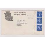 1962-WILDING GRAPHITE ERROR-Two graphite lines together, scarce, not FDC. Ex Robert Auty GB Errors