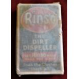 Washing Powder - Rinso 'The Dirt Dispeller' R.S.Hudson Ltd ( 1950's approx.) good condition