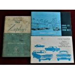 Classic Car literature 1957-1967 Ford Zephyr Instruction Book cover a bit grubby consul 375,