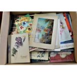Greeting Cards - Good family collection 1920's onwards some beautiful designs
