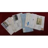 Royal Navy - (16) different R.N. Ship commemorative envelopes, some signed