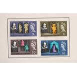 Great Britain 1964 - Harrison & Sons Printers, pack with Shakespeare 3d to 1s6d mint