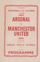 Pirate programme (4 page) printed by J. Lawrie of London for the Charity Shield between Arsenal