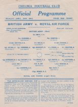 British Army v Royal Air Force Inter Allied Services Cup Final at Stamford Bridge (Chelsea) 26th